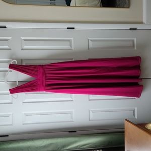 Lulus Heavenly Hues Magenta Maxi Dress, small